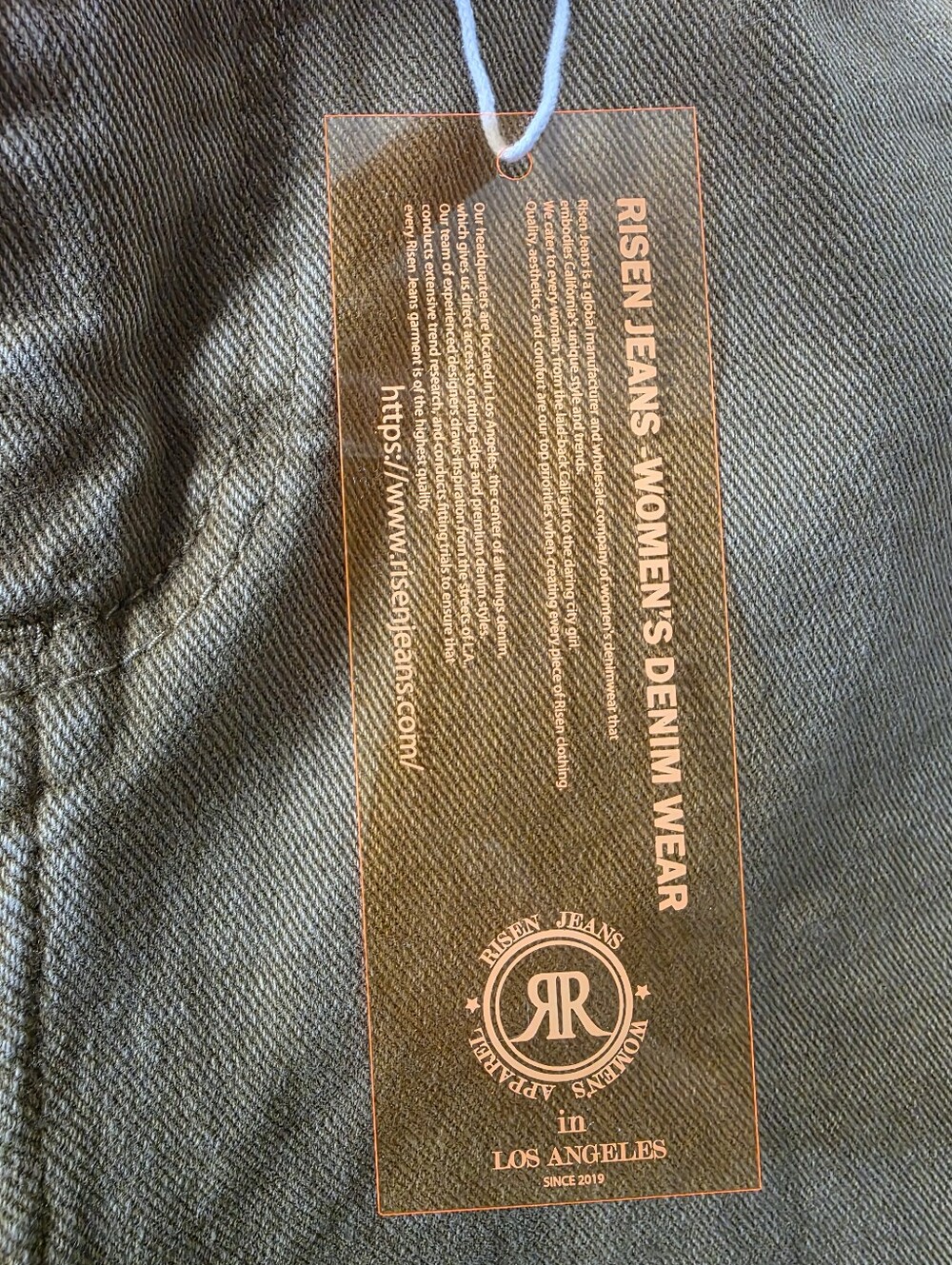 NWT Risen Los Angeles Cargo Jeans In Mocha Size 9/29 - Picture 3 of 9